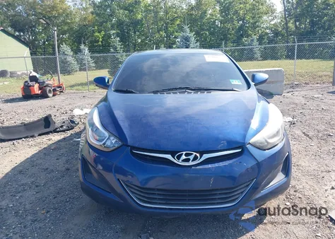 2016 Hyundai Elantra Se from USA, damaged, VIN 5NPDH4AE7GH713891
